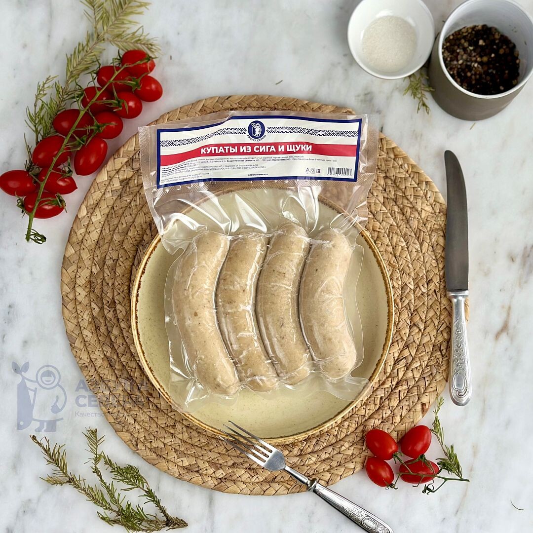 Купаты из сига и щуки от "Азбуки Севера".