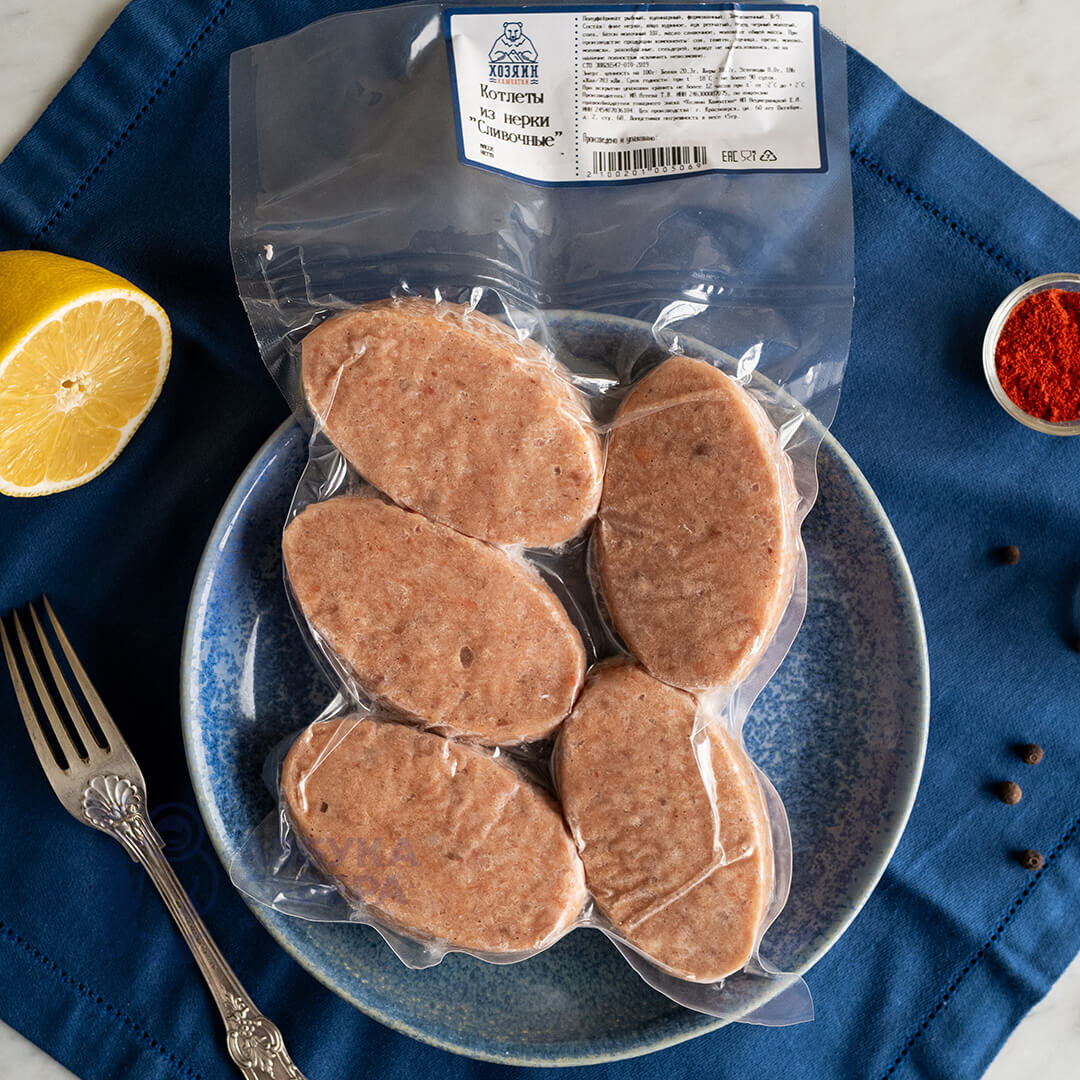 Котлеты из нельмы и муксуна от "Азбука Севера".