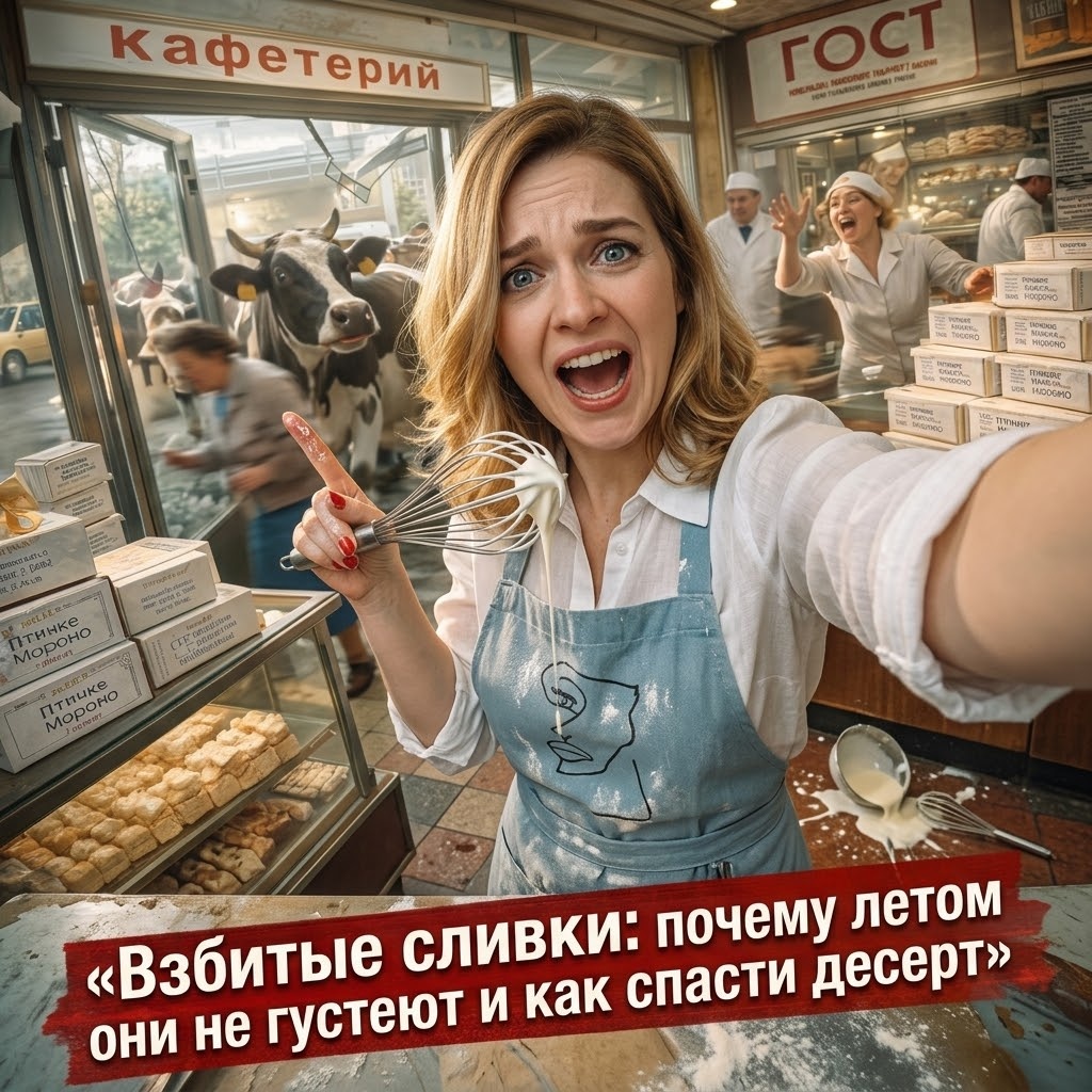    Секреты идеальных взбитых сливок в жаркую погоду admin