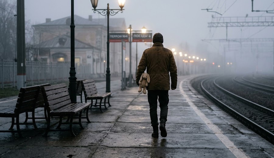 Прошка едет к новому другу