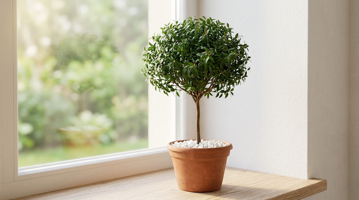 Штамбовое деревце из мирта 