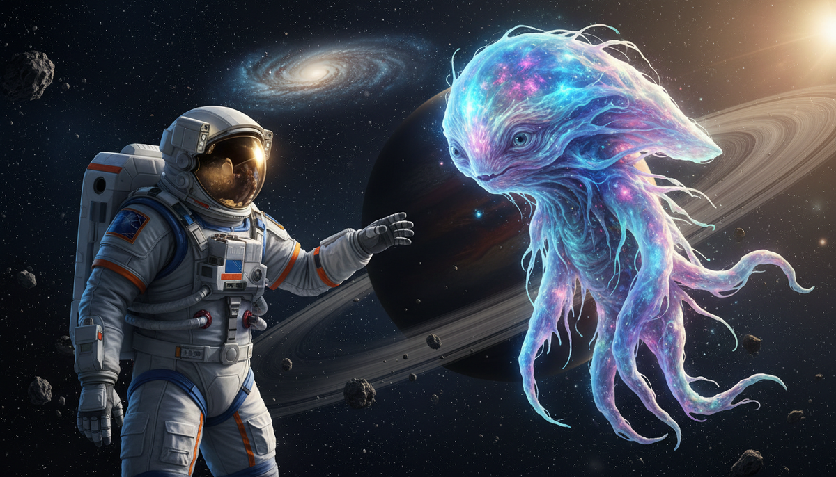 Ощущения во флоатинге схожи с невесомостью (Nano Banana)