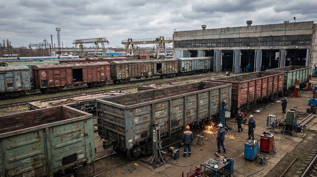    Ожидаемый дефицит исправного парка грузовых вагонов через месяц