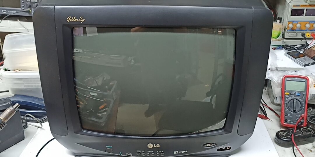 Ремонт кинескопного телевизора LG CF-20D30 (шасси MC-64B)