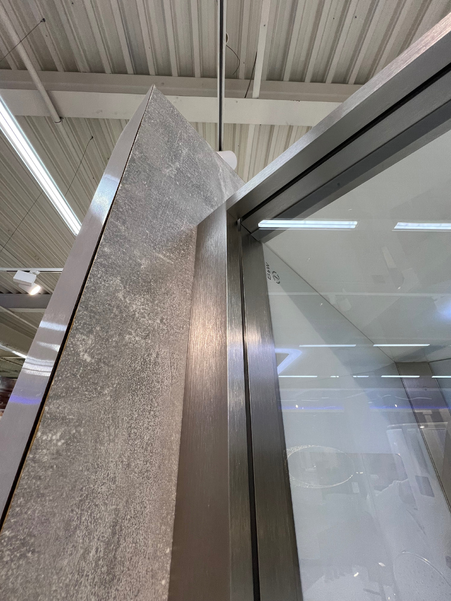 Цвет профиля-брашированный никель