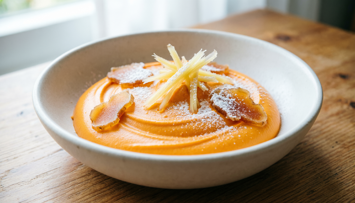 Крем из мандарина с имбирём