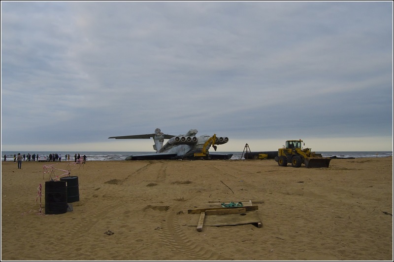 Экраноплан «Лунь». Фото: Николай Лебедев / https://lebedev.world/