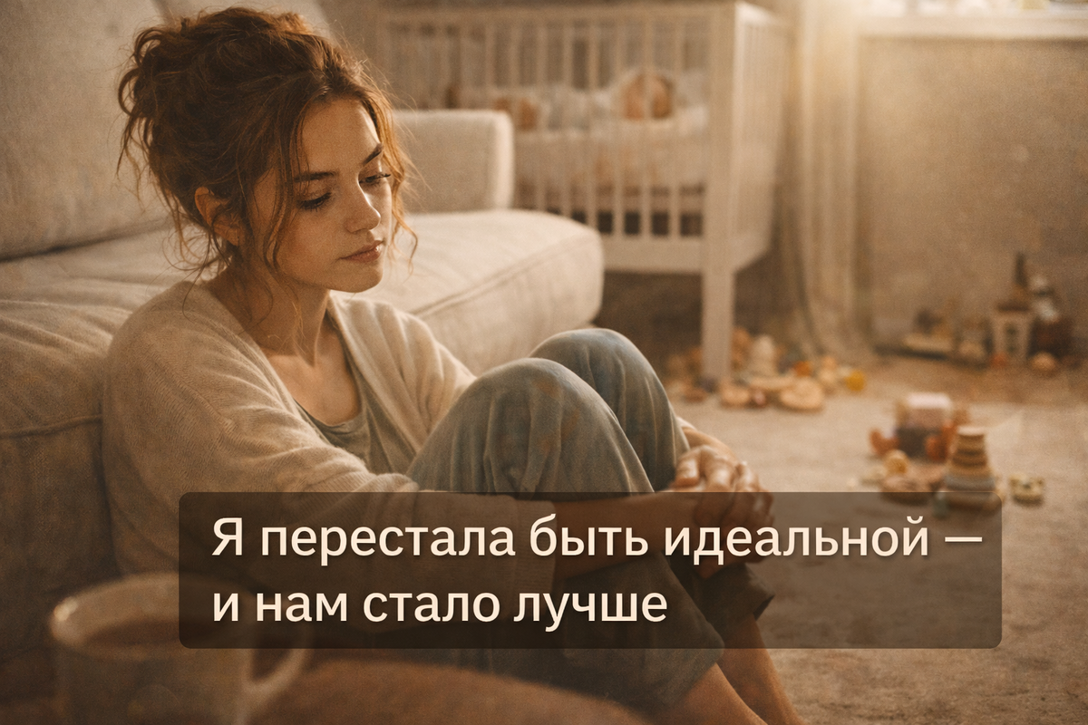 Я перестала быть идеальной мамой — и нам обоим стало лучше