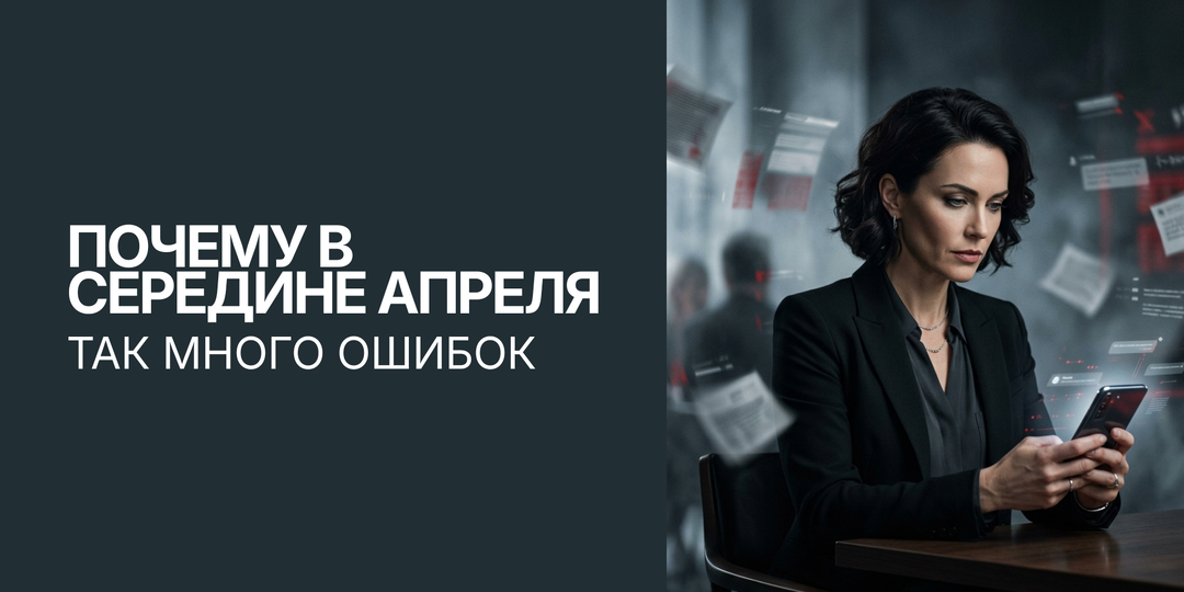 Почему в середине апреля так много ошибок