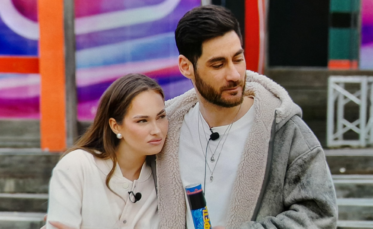 Тигран и Вика Салибековы (фото из эфира на «Okko»)