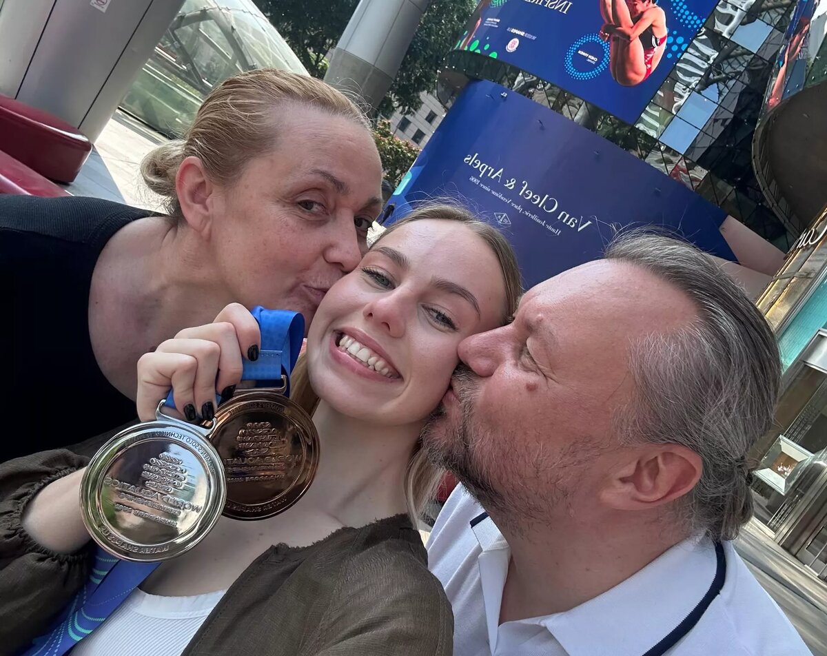 Василина Хондошко с родителями
© Photo : из личного архива Василины Хондошко