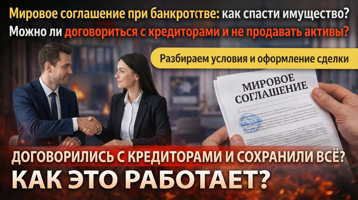 Есть способ, чтобы избежать торги при банкротстве – мировое соглашение при банкротстве