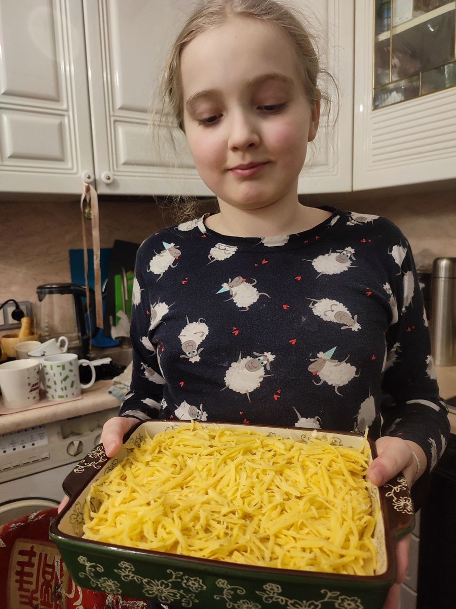 заготовка лазаньи - Вера делает все сама, включая соус