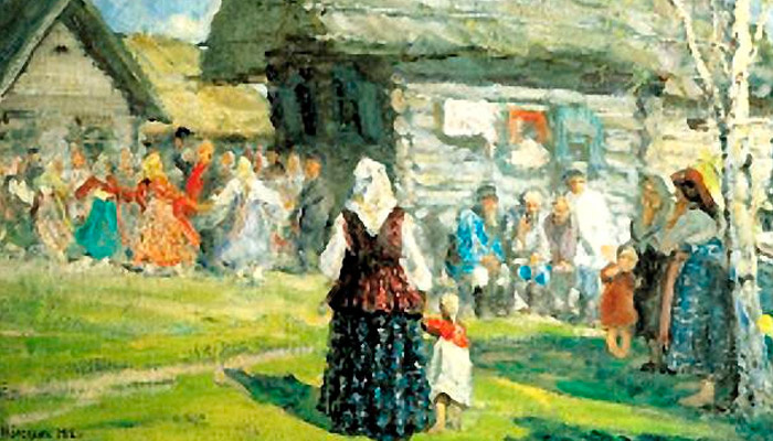 М. Боскин. Веселый хоровод (1912 год). Фото: wikimedia.org