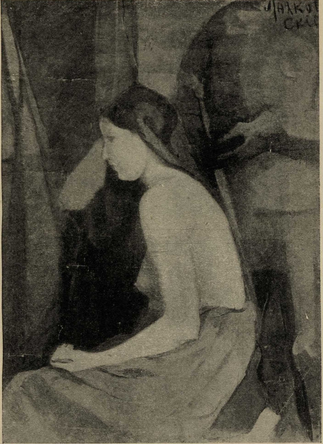 Ученическая работа (масло). 1908 год