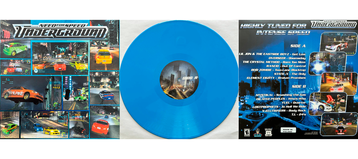 Саундтрек к Need for Speed: Underground на виниле. Источник: www.discogs.com