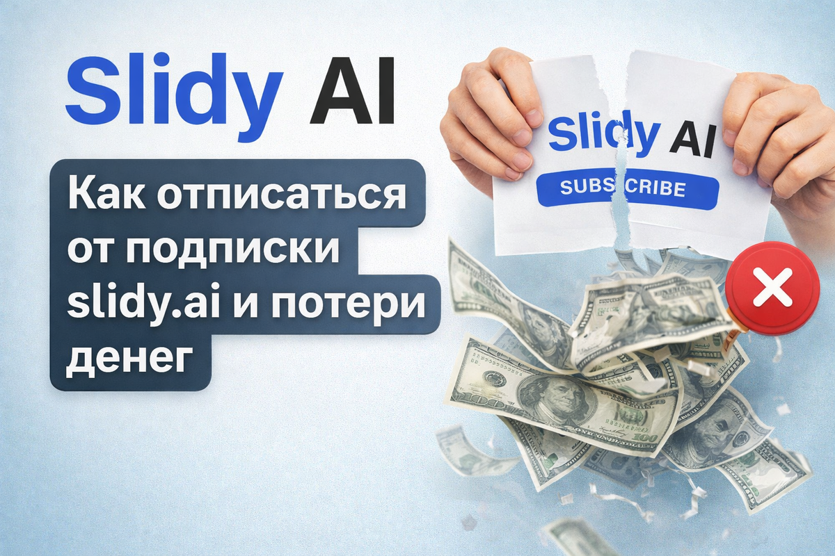 Как отписаться от подписки slidy.ai (инструкция от ИИ)