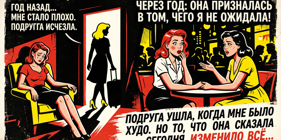 Подруга исчезла, когда мне стало плохо. Через год она призналась в том, чего я не ожидала