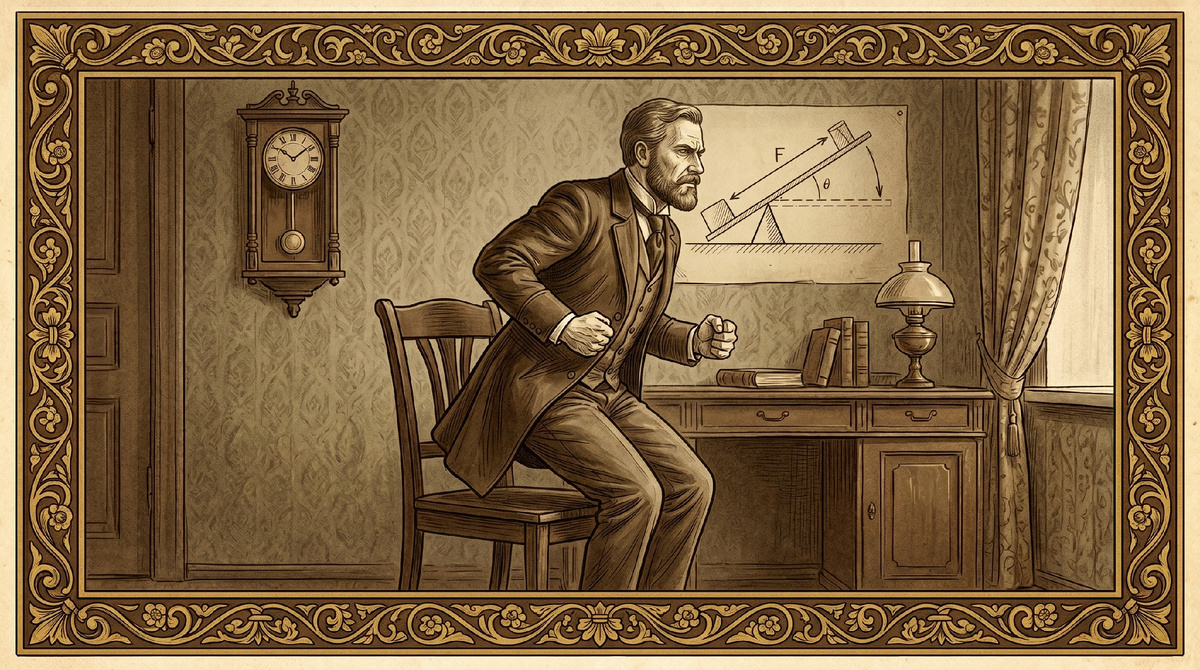 Парадокс сидячего человека: почему геометрия важнее физической силы?