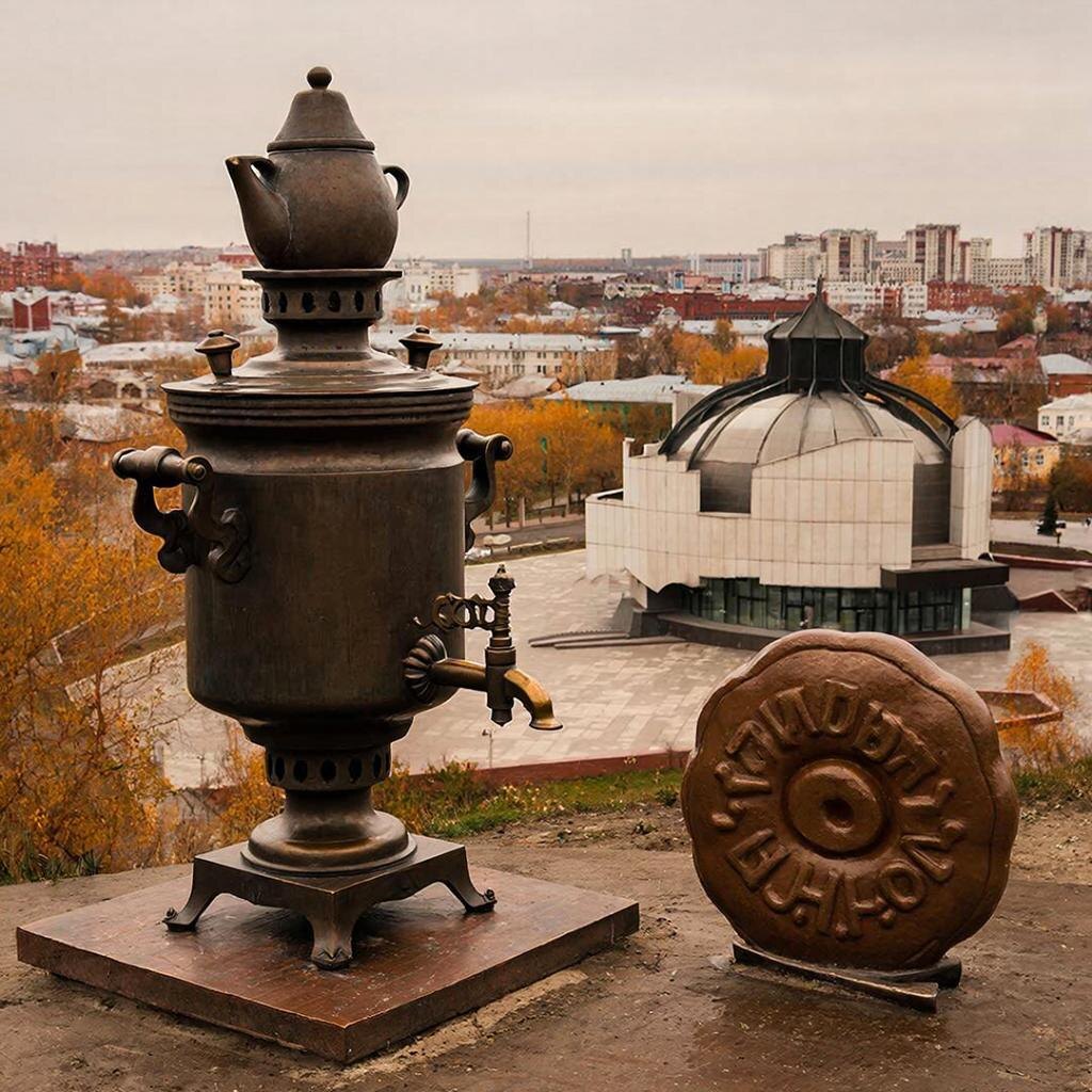 Вот как ИИ помог мне изобразить самые известные символы Тульской области. 