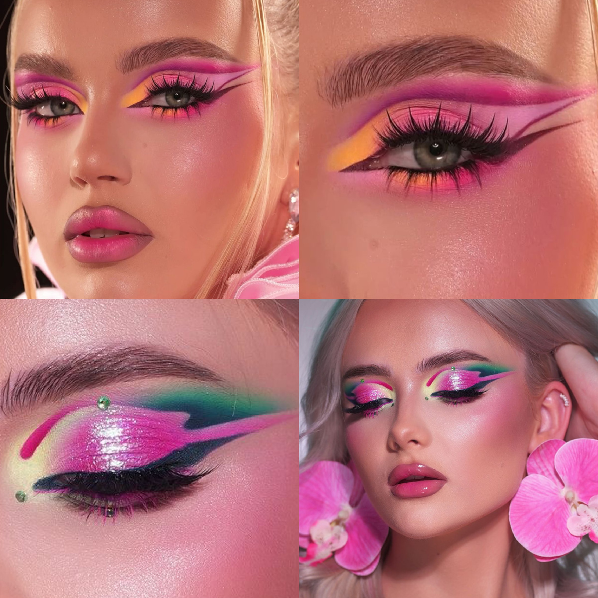 Очень сложный макияж