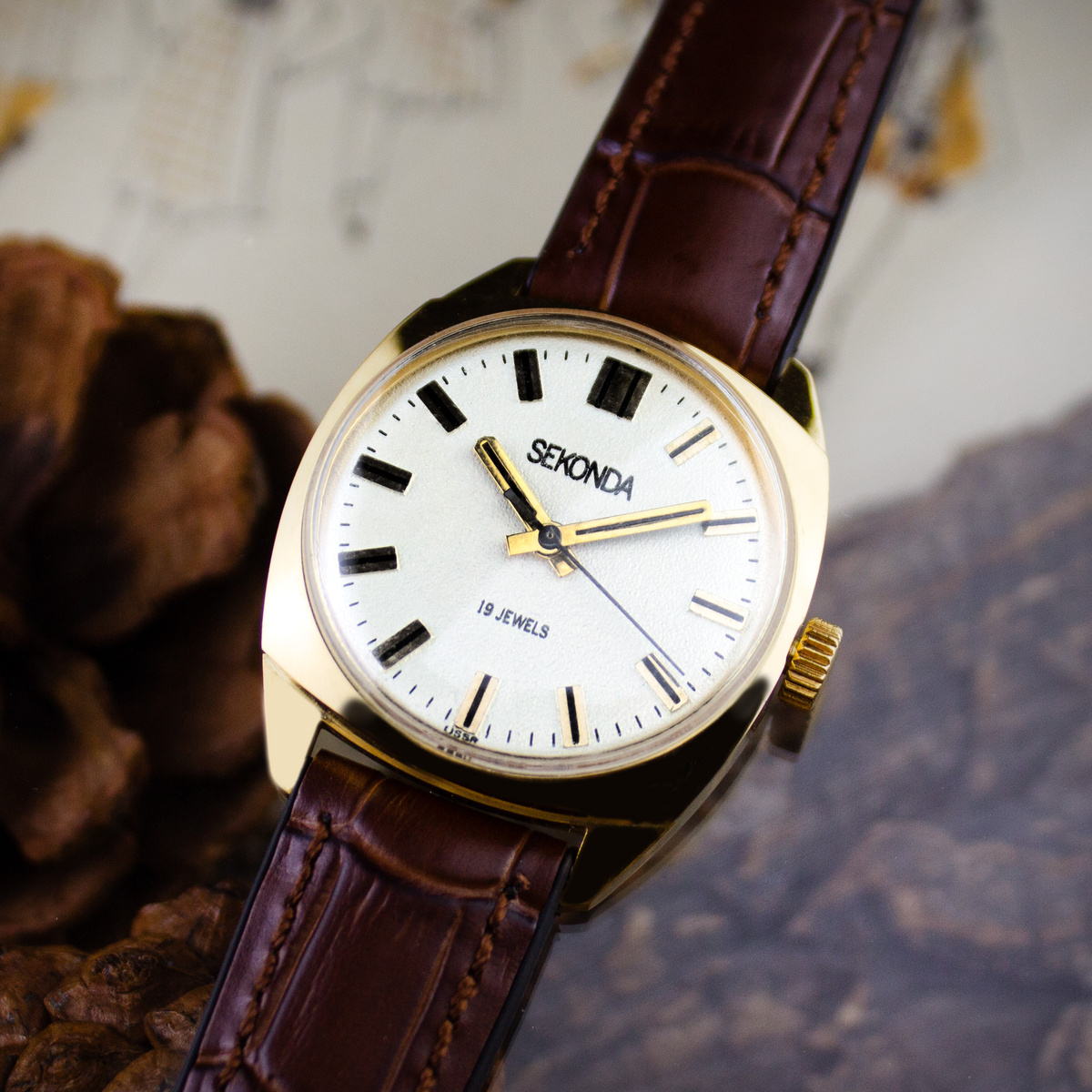 Часы «Sekonda 19 jewels» 1977 год
