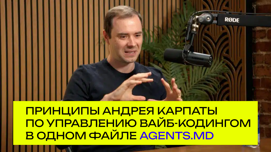 Принципы Андрея Карпаты по управлению вайб-кодингом модели