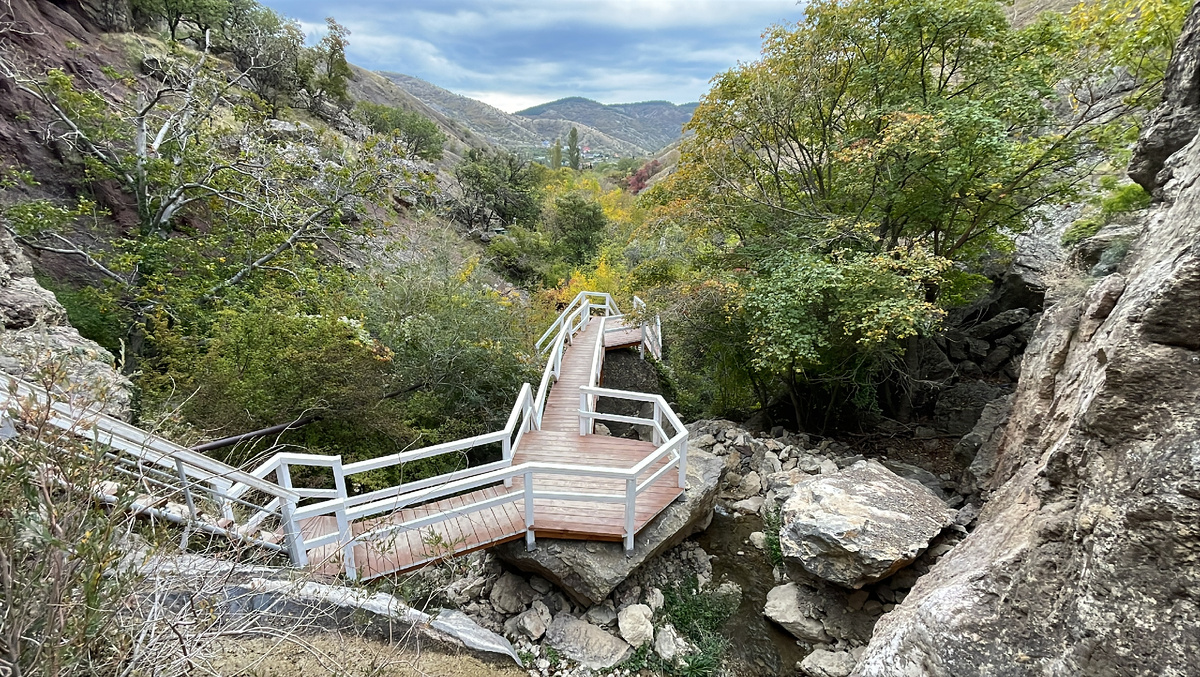 Мостики и дорожки на маршруте