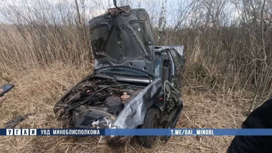     ДТП на трассе Р-43: под Слуцком перевернулся Renault с водителем и пассажиром