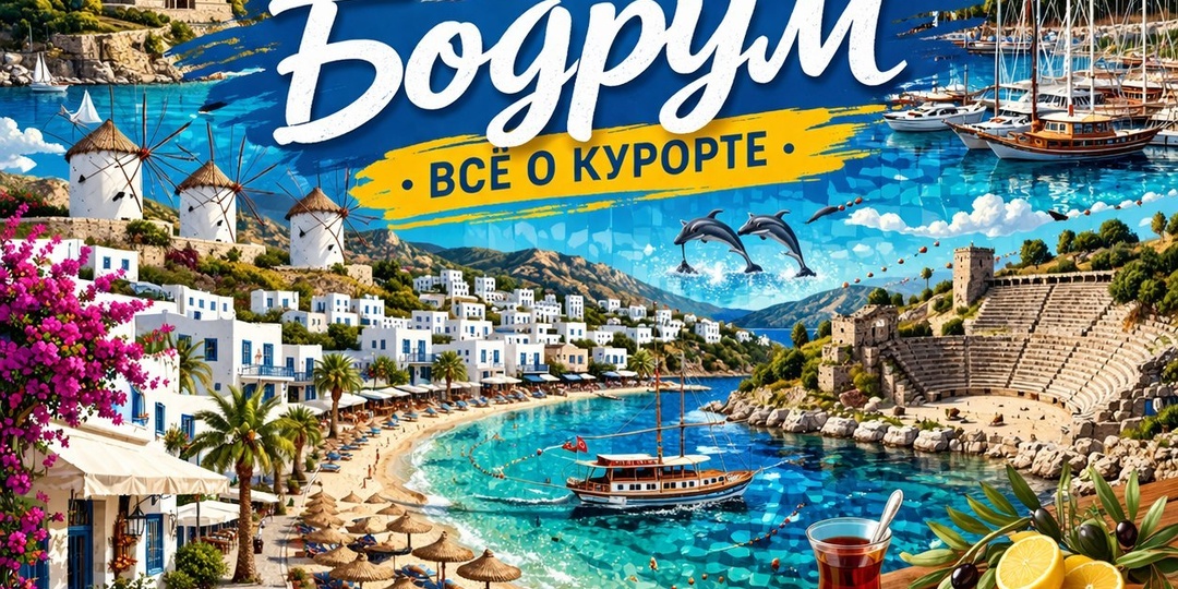 🇹🇷 Бодрум: Турция, которую вы не знали (белые домики, яхты и море как на греческих открытках