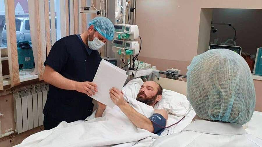 Михаил Пичугин в больнице