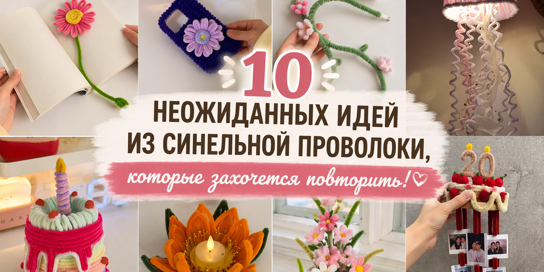 10 ИДЕЙ из синельной проволоки, о которых мало кто знает (но все хотят повторить)