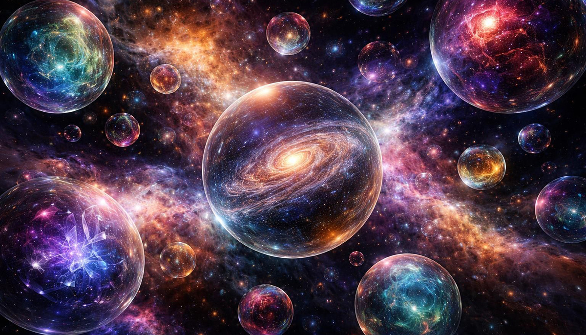 Теория вечной инфляции рисует космос как кипящий котёл пузырей. В каждом – свои законы физики, иные массы частиц и даже число измерений.