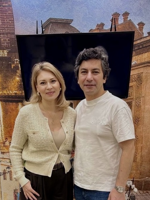 Директор ООО «Баланс Профи» Разакова Венера Ханяфиевна на встрече с руководителем Фонда международных отношений «Полилог» Керимовым Рамилем Мамедовичем