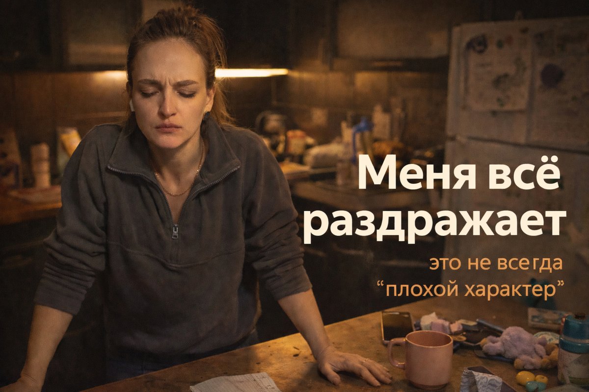 Меня все раздражает — это не всегда плохой характер. Иногда злость, раздражение и усталость просто показывают, что внутри уже слишком много.