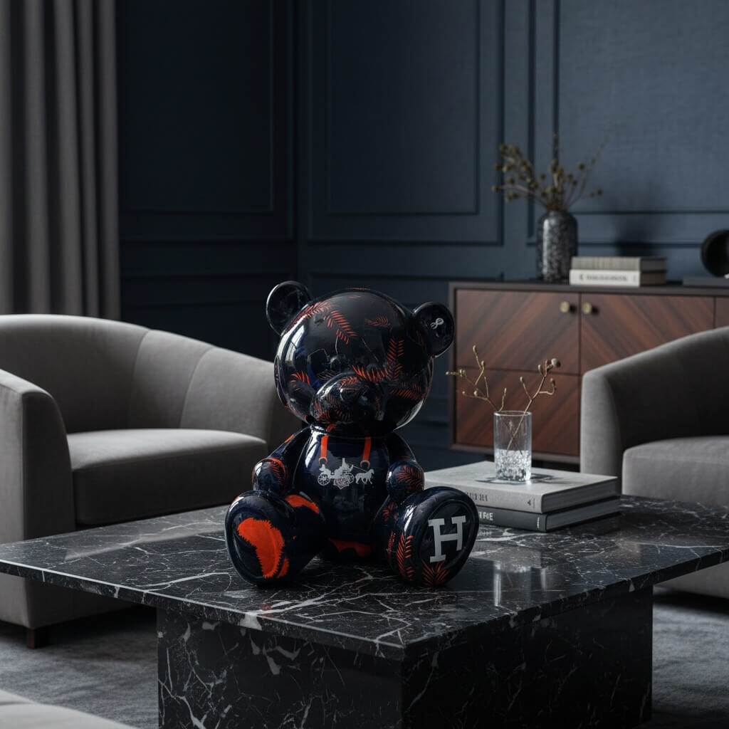 Коллекционный медведь Hermes