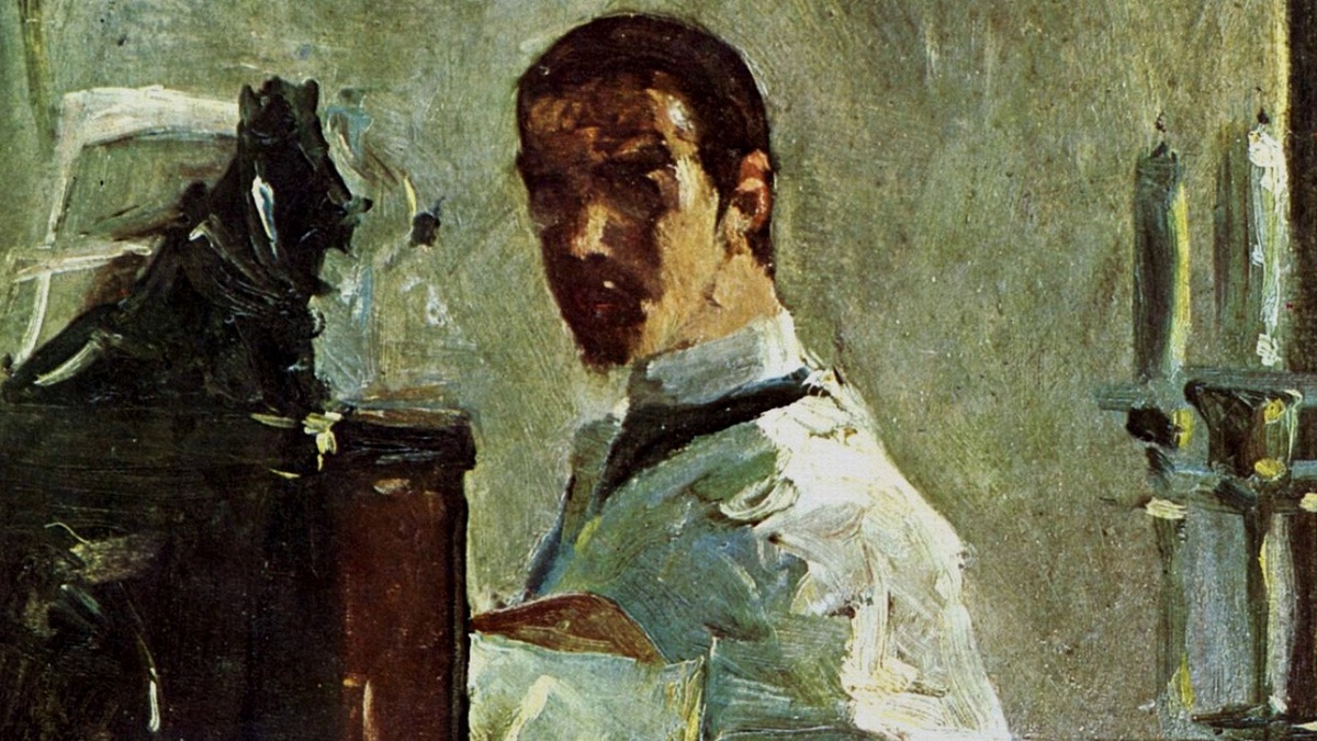 Анри де Тулуз-Лотрек, Автопортрет, 1882–1883