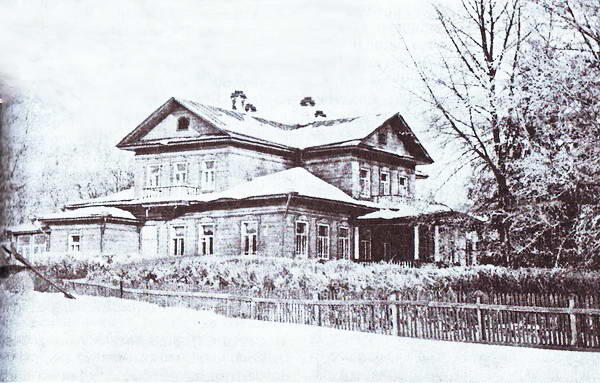 Усадебный дом в Слепнёво. Графические материалы из архива С.И. Сенина (Журнал «Тверская старина» №36, 2015)