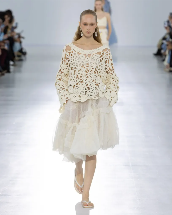 Вязание крючком крупным кружевом - нарядно, оригинально!