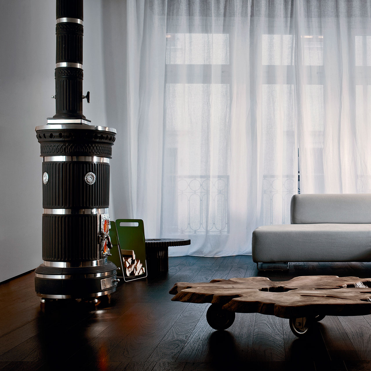 Фото печи Мария Луиджи M9 полированная