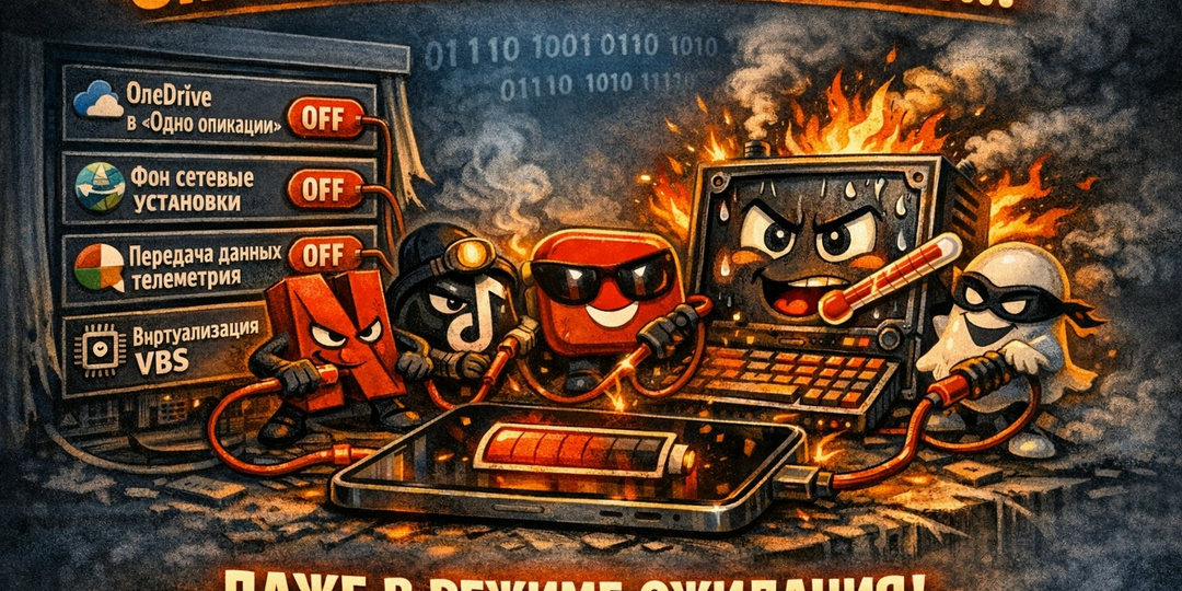 🔋 5 приложений, которые воруют ваш заряд даже в режиме ожидания (список для удаления)