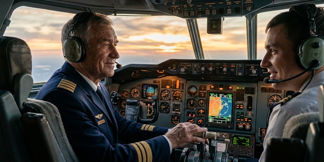 37 лет я поднимал людей в небо. Не знал, что один из них всё это время нёс меня в кармане