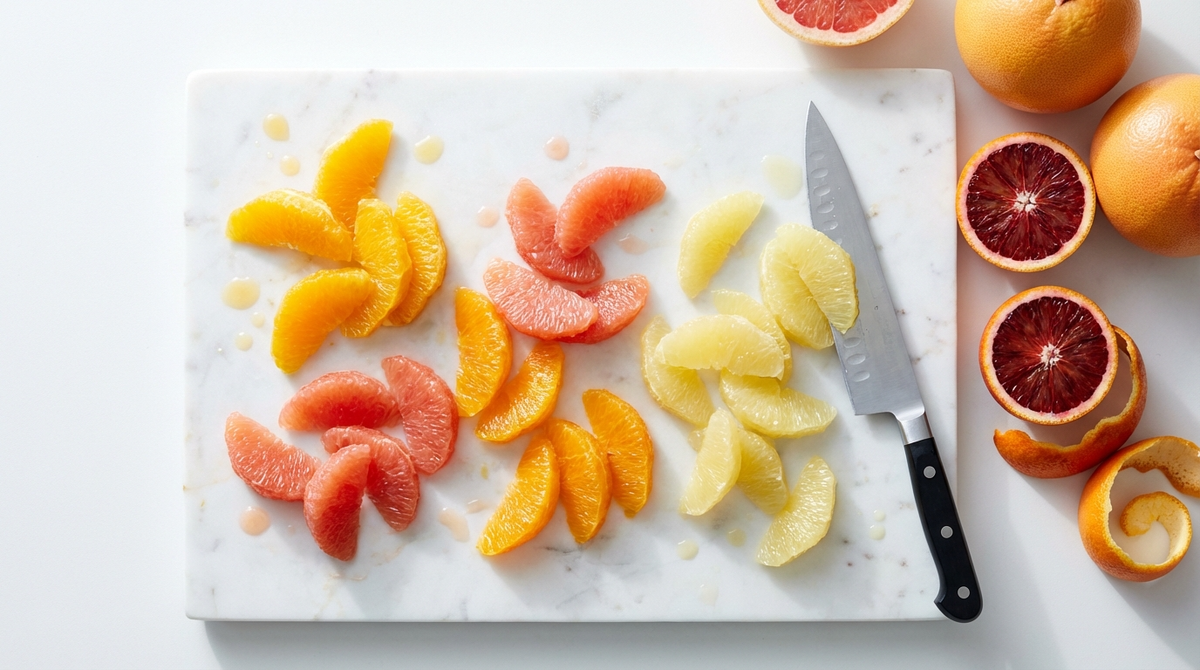Как филировать цитрусовые