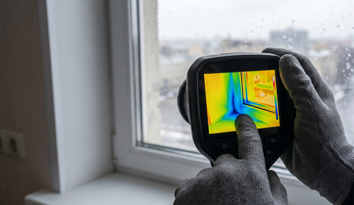 Использование тепловизора для точной диагностики скрытых дефектов и мест утечки тепла в оконной конструкции.