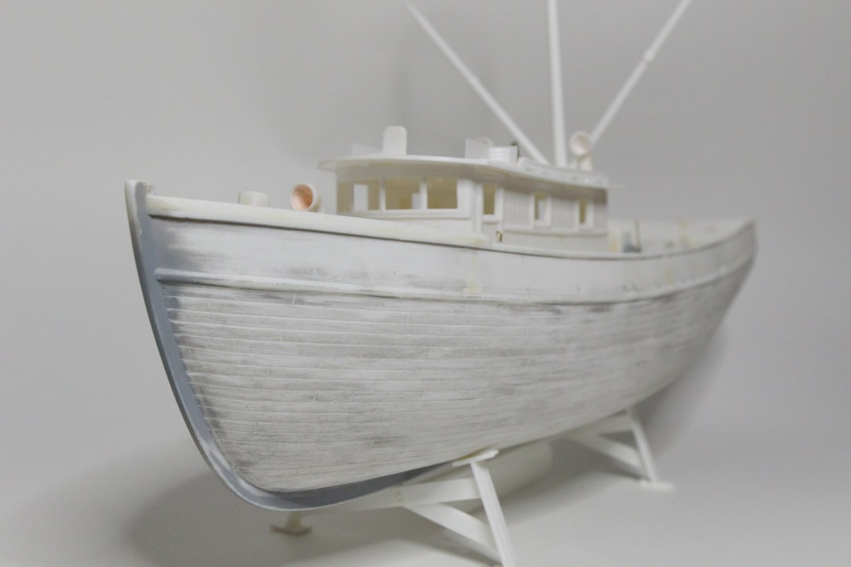 Деревянный набор корпуса пластикового баркаса