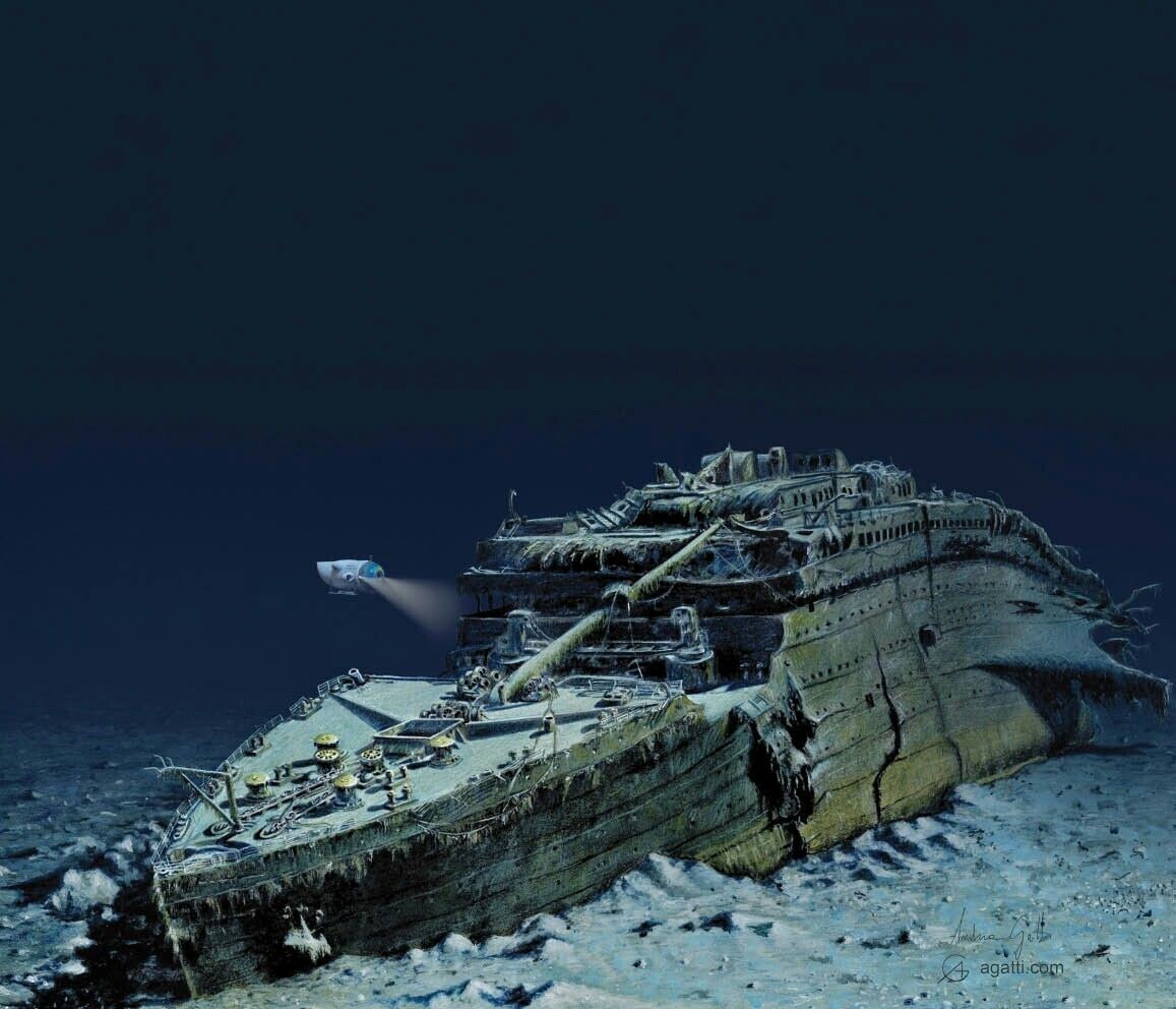 Титаник сейчас...