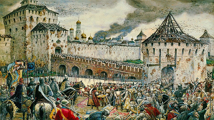    Поляки были врагами России на протяжении долгих столетий. Картина Эрнеста Лисснера “Изгнание поляков из Кремля Пожарским”/ Третьяковская галерея. Public Domain