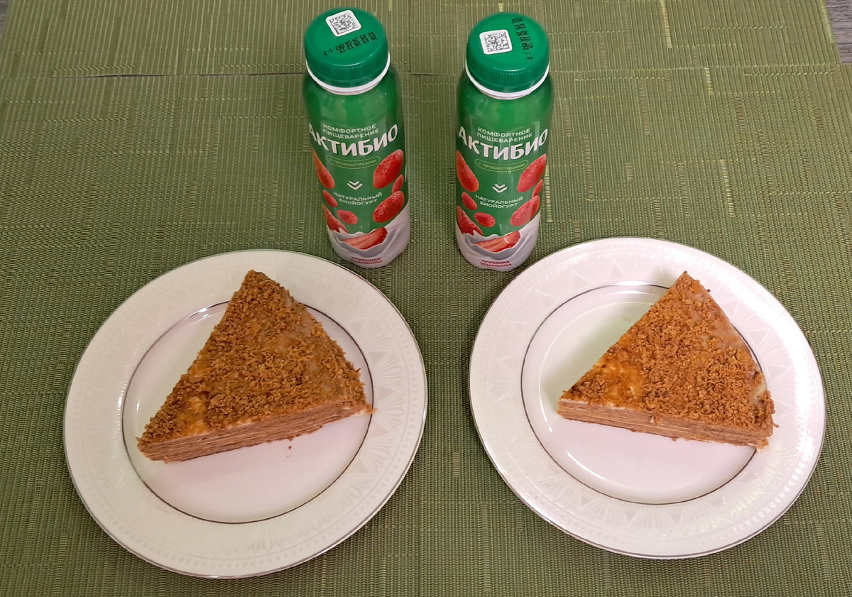 Завтрак детей