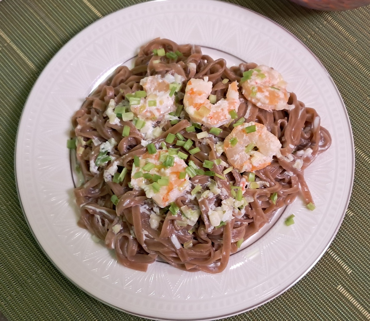 Соба с креветками