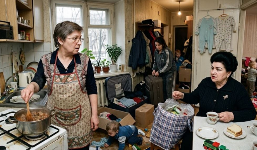 Раз мы теперь семья, твоя квартира тоже наша. Завтра сюда переезжает моя дочь с детьми (2 часть)